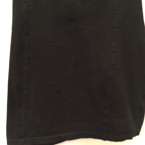 Long Spandex Dressy Black Tank Back String Design - Picture 2 of 8